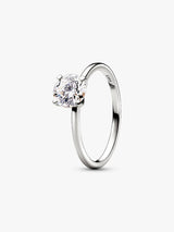 Anillo Solitario Zirconia Grande Brillante