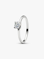 Anillo Solitario Zirconia Pequeña Brillante