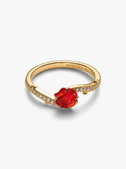 Anillo Rosa Encantada de La Bella y la Bestia de Disney
