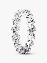 Anillo Alianza de Corazones Transparentes