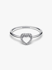 Anillo Halo y Corazón Grabable