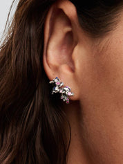 Pendientes Stitch y Angel en Plata 925 con Detalles de Color
