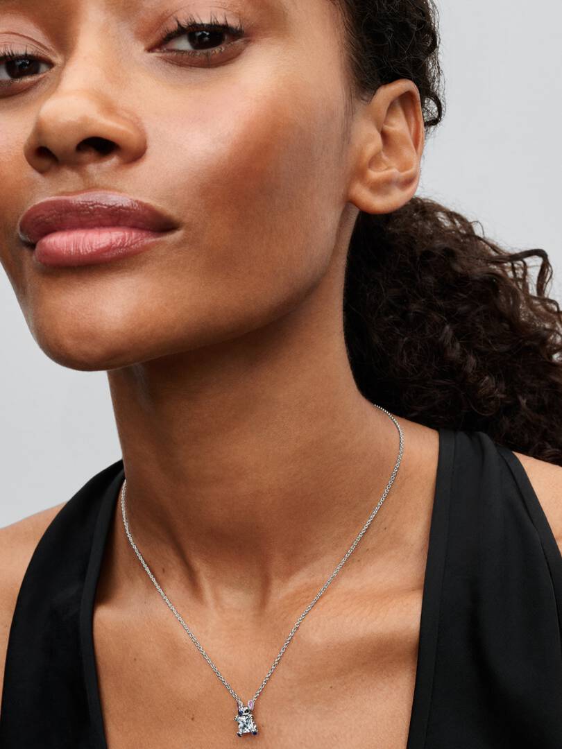 Collar Stitch en Plata 925 con Zirconia Brillante