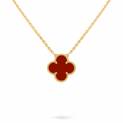 Collar Van Cleef Alhambra Vintage 1 Trébol Rojo