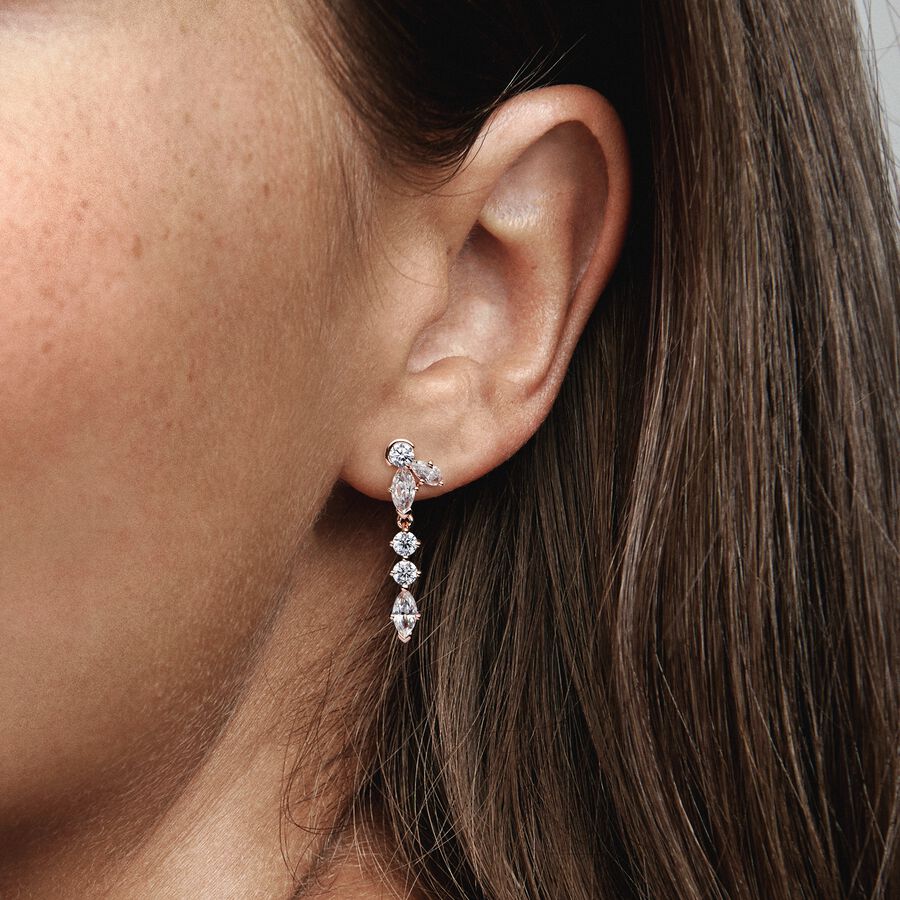 Pendientes Colgantes Herbario Brillante