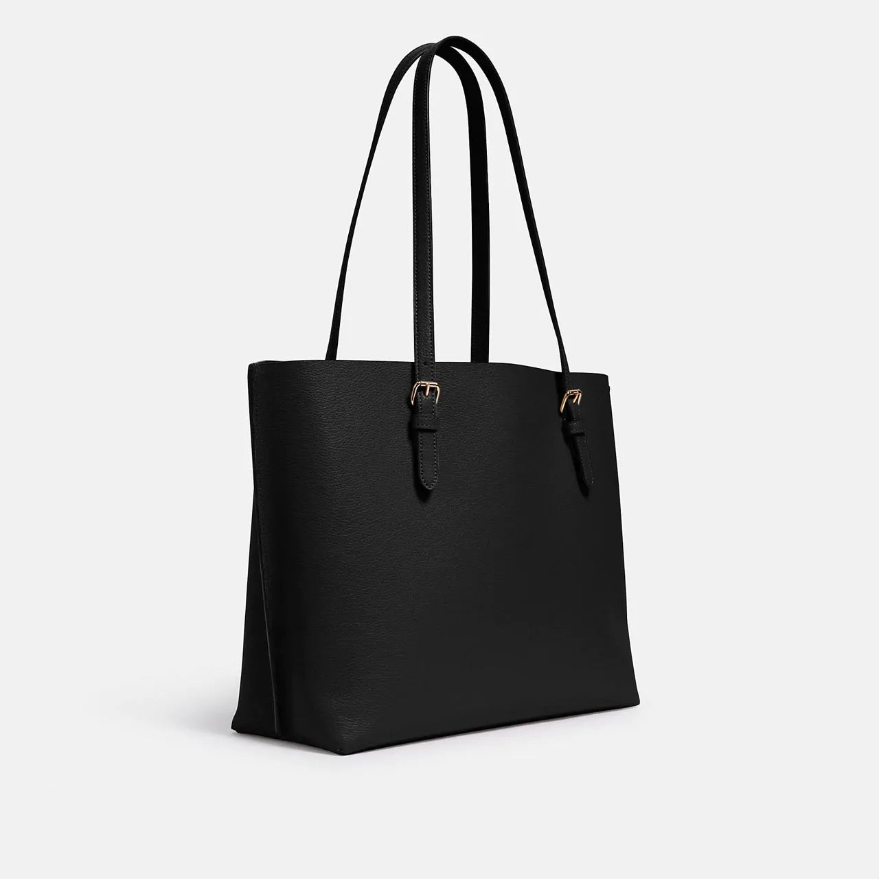 Coach Mollie Tote Negra Interior Rojo Grande