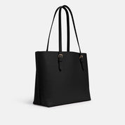 Coach Mollie Tote Negra Interior Rojo Grande