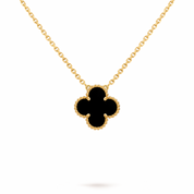 Collar Van Cleef Alhambra Vintage 1 Trébol Negro