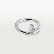 Anillo Clavo Cartier Plateado