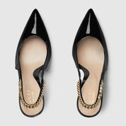 Zapato de salón Gucci Signoria con talón descubierto