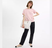 Coach City Tote con Interior Rojo Vino