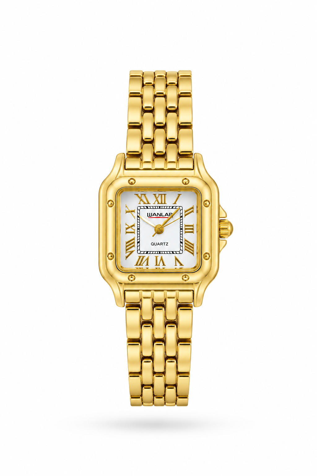 Reloj WANLAR Tipo Cartier Dorado