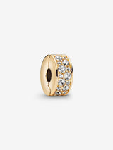 Charm de Clip Pavé Transparente