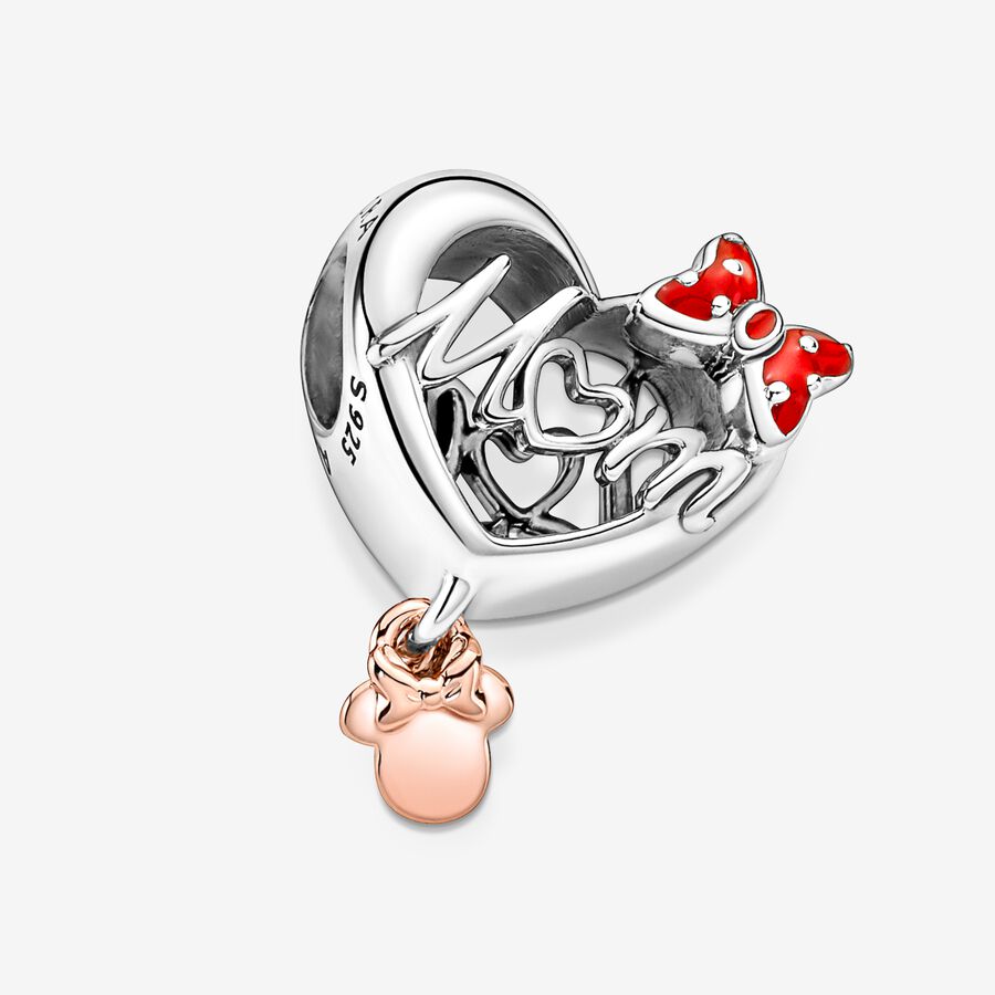 Charm de corazón de mamá de Minnie Mouse de Disney