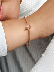Clip Rose Gold colgante “Infinite Hearts”