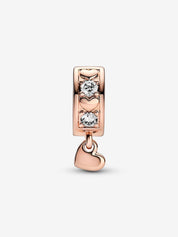 Clip Rose Gold colgante “Infinite Hearts”