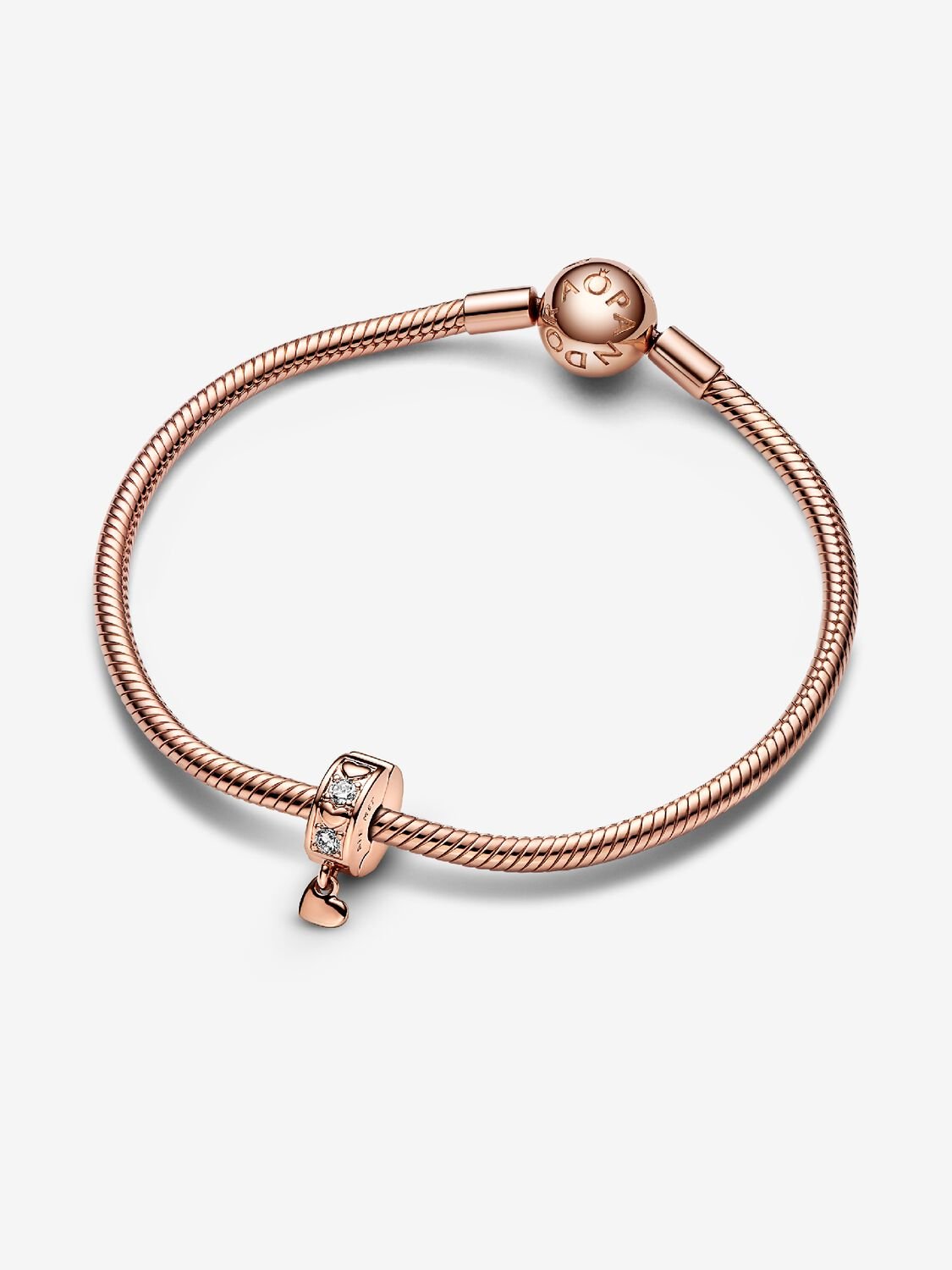 Clip Rose Gold colgante “Infinite Hearts”