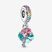 Charm Colgante de Cristal de Murano del Arbol de Unión