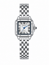 Reloj GREALY Plateado Tipo Cartier