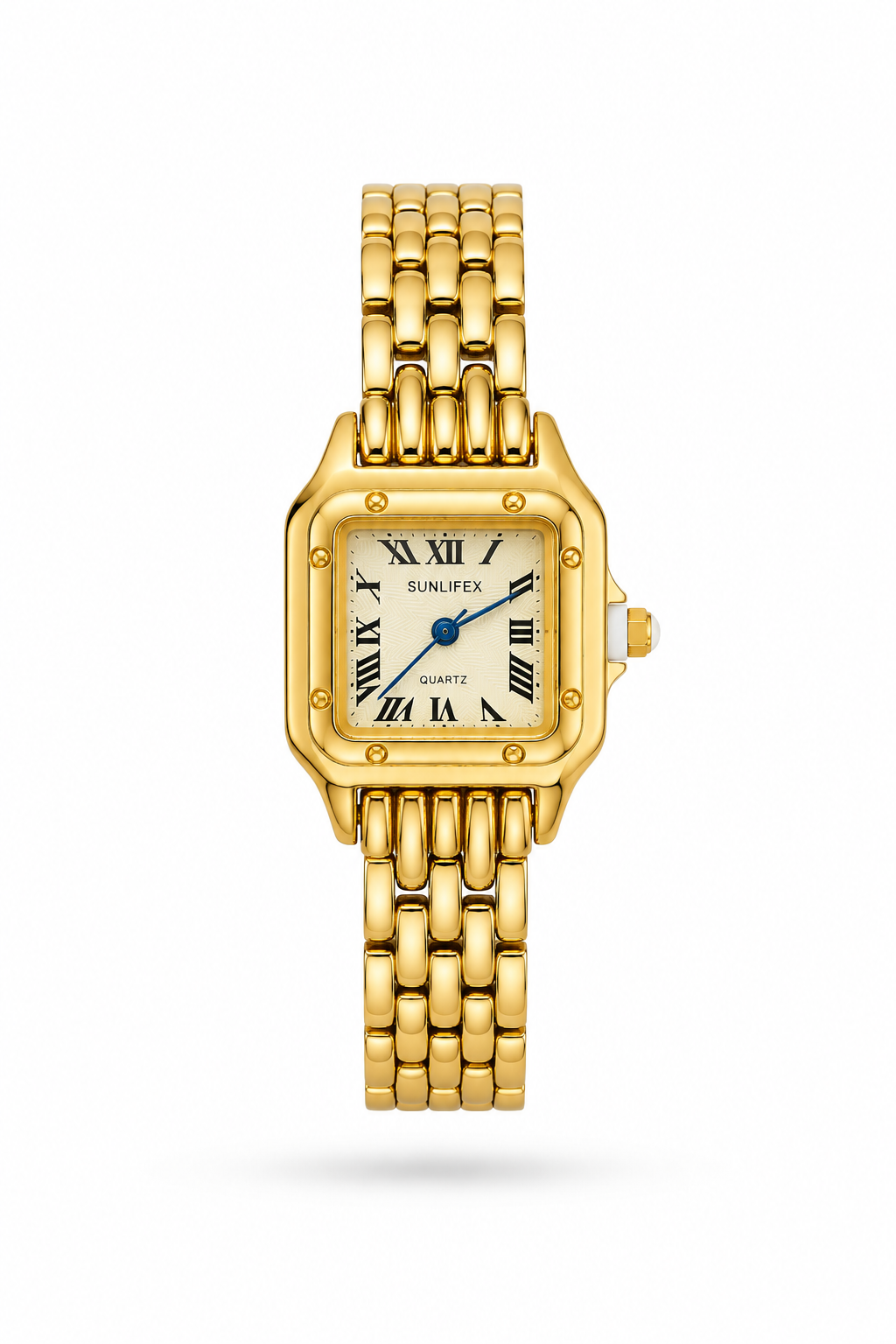 Reloj SUNLIFEX Dorado Tipo Cartier