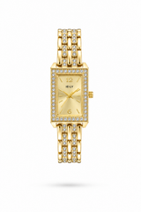 Reloj E-LY Dorado Completo Full Piedras