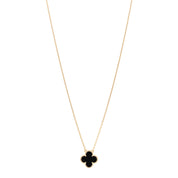 Collar Van Cleef Alhambra Vintage 1 Trébol Negro