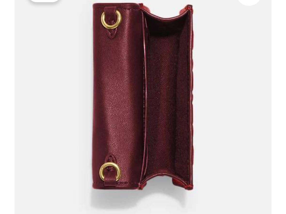 Coach Mini Skinny Roja