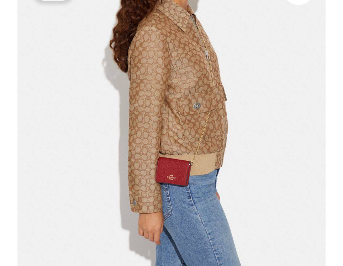 Coach Mini Skinny Roja