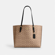 Coach Mollie Tote Marron/Negro Grande