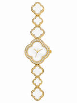 Reloj de Trebol Blanco