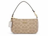 Coach Nolita Signature Beige con Detalles Blancos