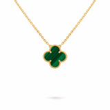 Collar Van Cleef Alhambra Vintage 1 Trebol Verde