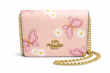Coach Mini Skinny Mariposas Rosadas