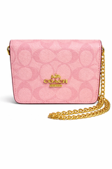 Coach Mini Skinny Rosada con Diseño