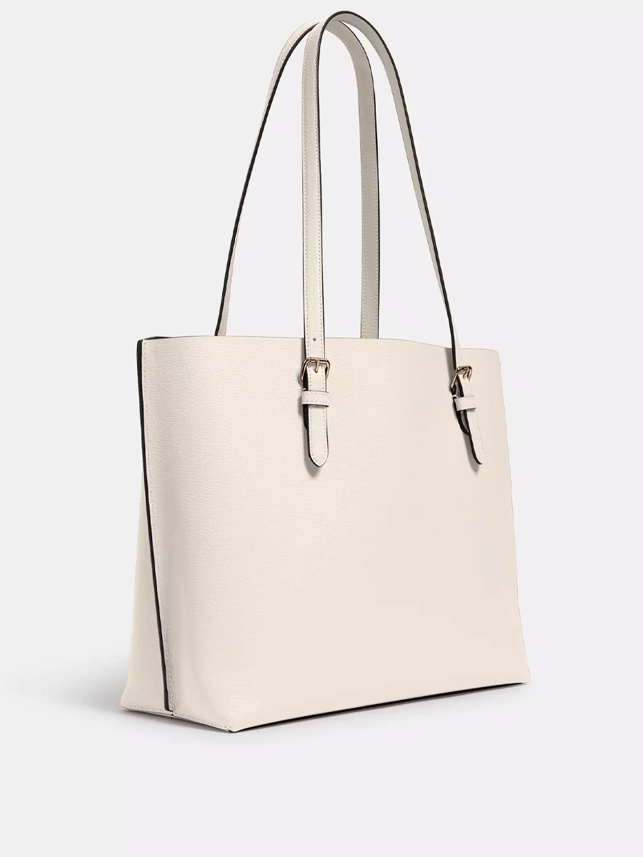 Coach Tote Bag Mollie Canvas Blanco Hueso