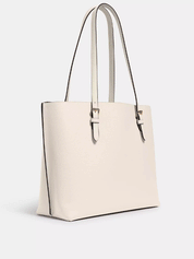 Coach Tote Bag Mollie Canvas Blanco Hueso