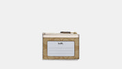 Coach Tarjetero Khaki/Blanco