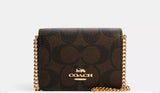Coach Mini Skinny Negra y Marron