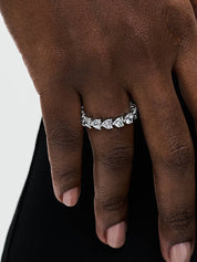 Anillo Alianza de Corazones Transparentes