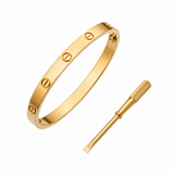 Pulsera Dorada Love Cartier Con Destornillador