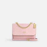 Coach Klare Crossbody Signature Rosa con Cadena Dorada