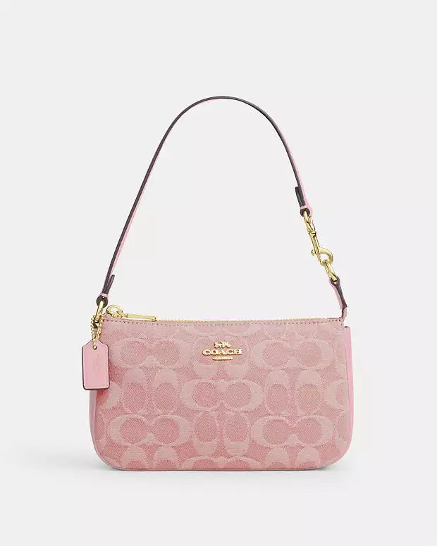 Coach Nolita Signature Rosa con Herrajes Dorados