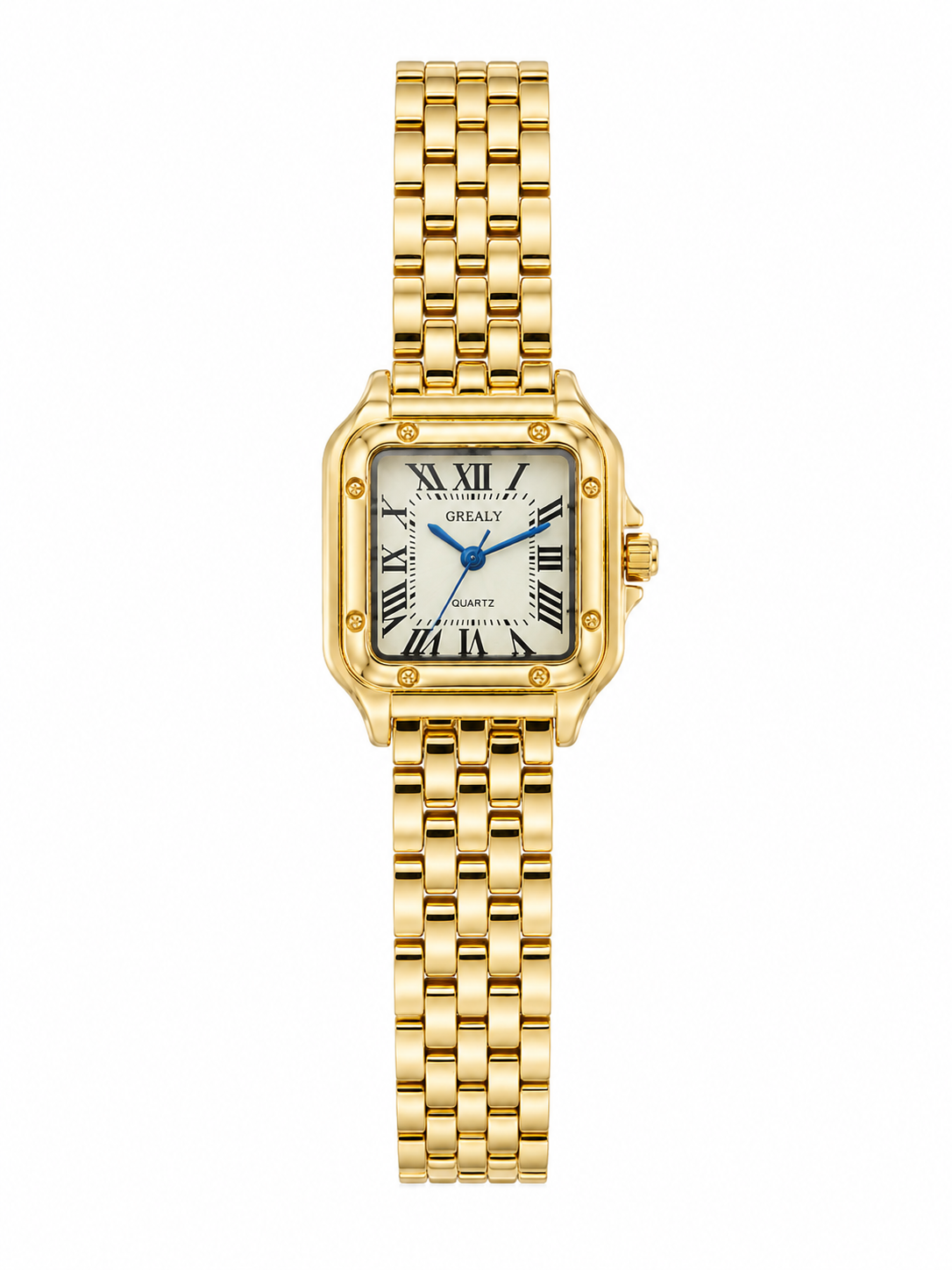 Reloj GREALY Dorado Tipo Cartier
