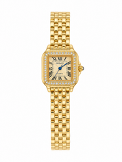 Reloj GREALY Dorado con Piedras Tipo Cartier