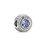 Charm Separador Corona O Azul Resplandeciente