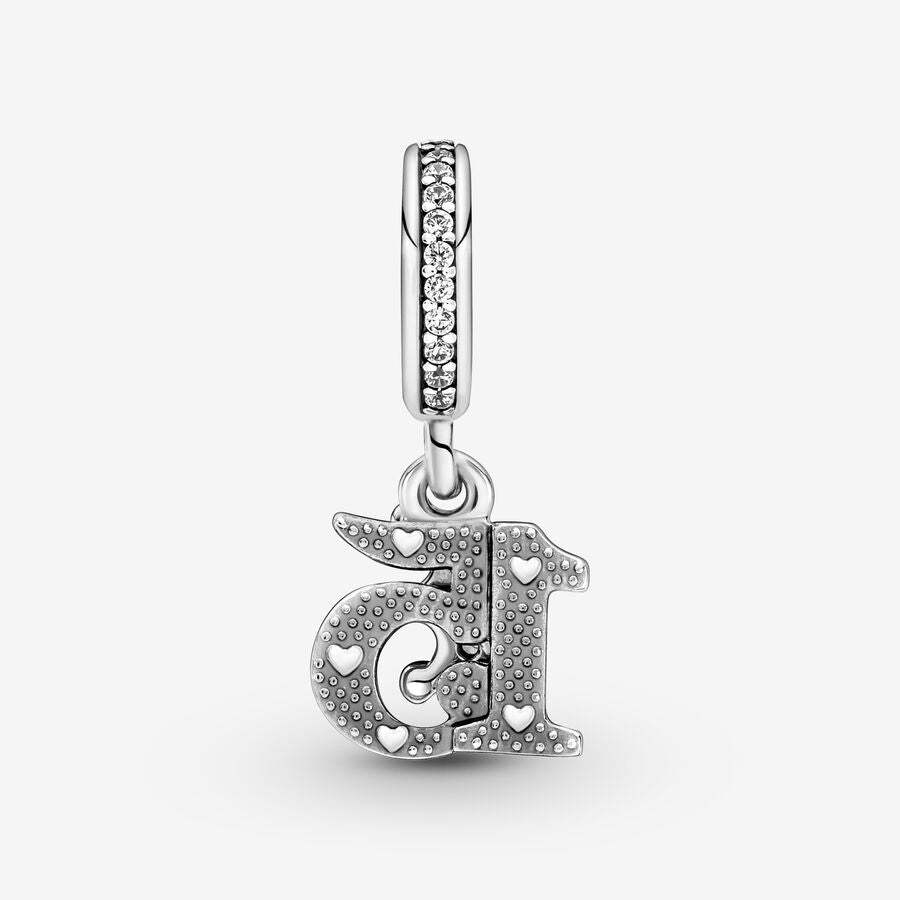 Charm Colgante 15 años Cumpleaños