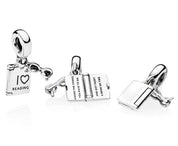 Charm Colgante Libro y Gafas