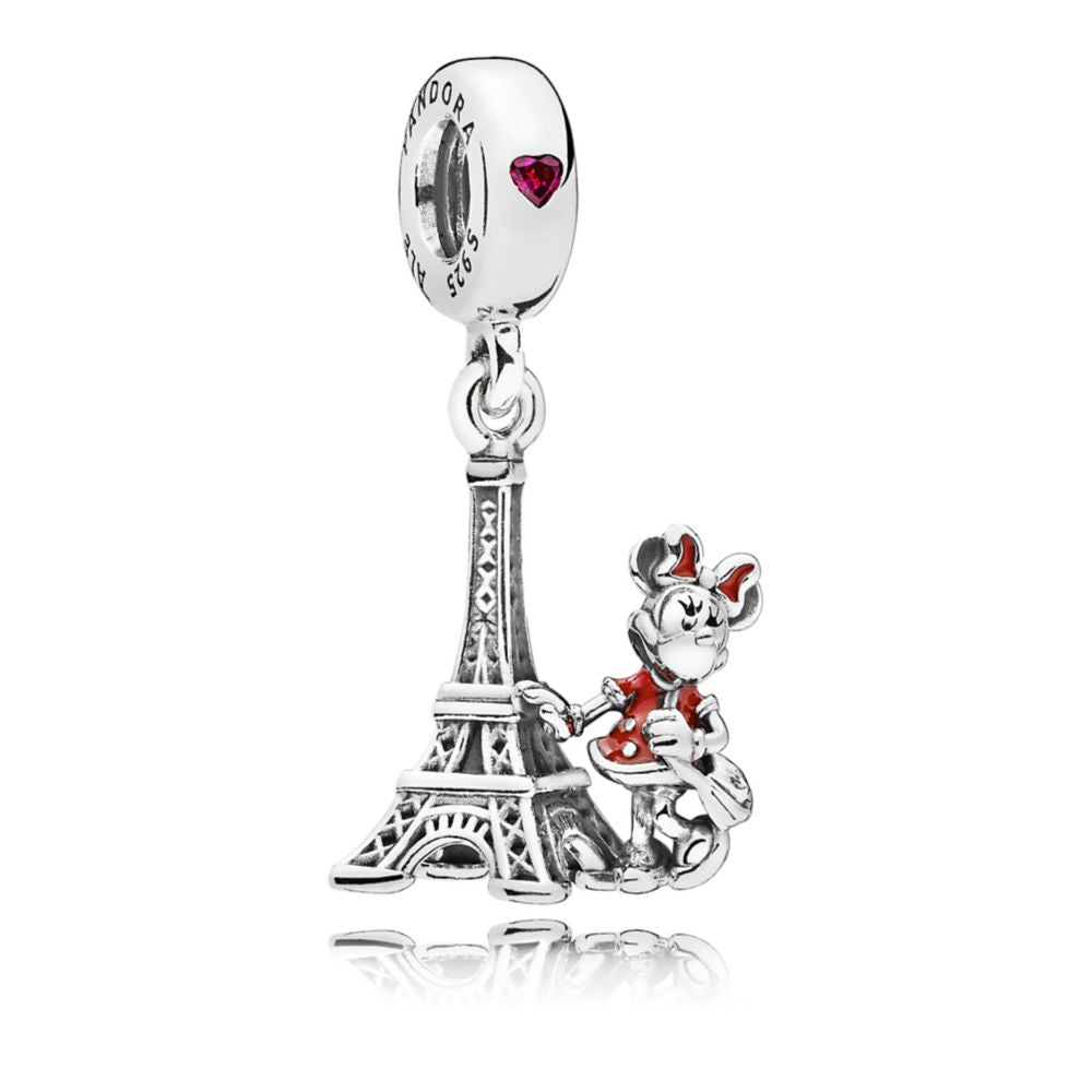 Charm Colgante Minnie Mouse Torre Eiffel