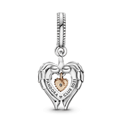 Charm del Club Pandora 2021 colgante Alas de Ángel y Corazón