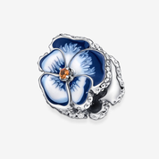 Charm Flor Pensamiento Azul